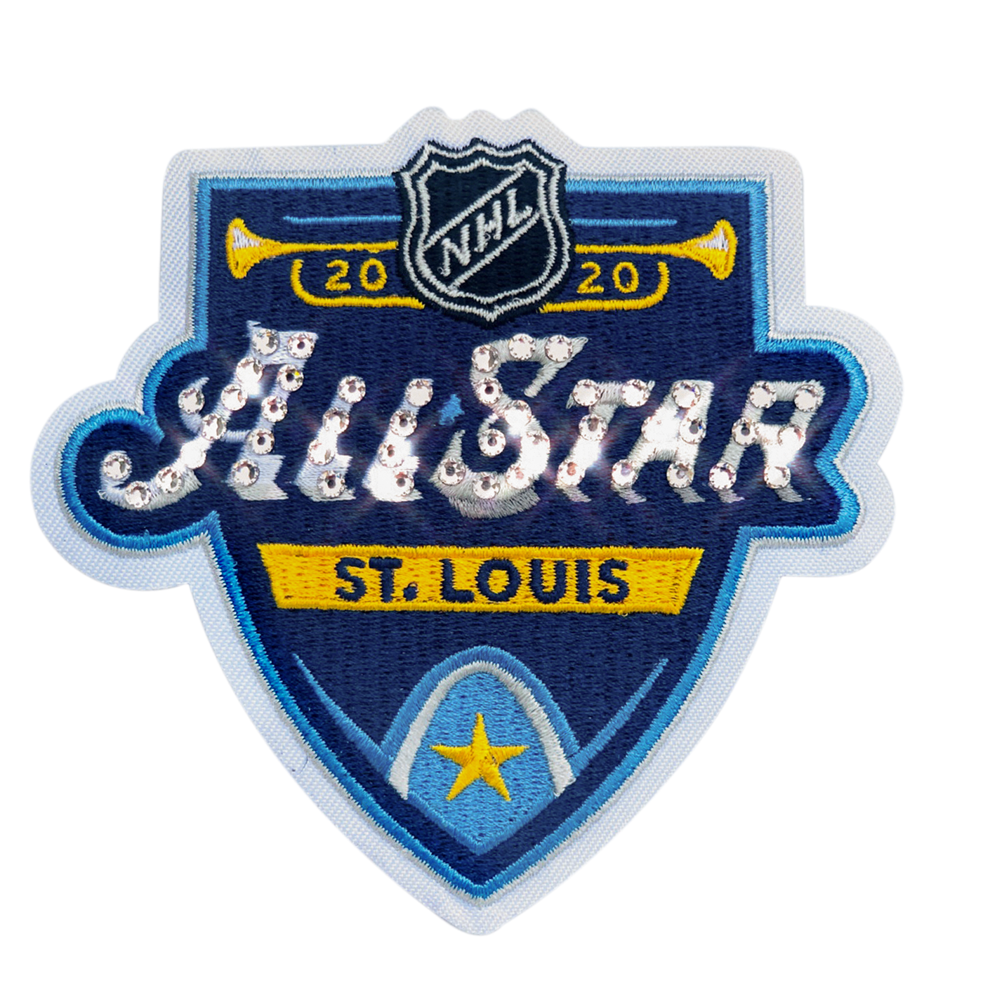 2020 Official NHL All Star Game St. Louis Blues Embroidered Jersey