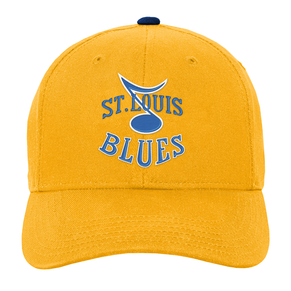 Outerstuff Kids' Youth Blue St. Louis Blues Flat Knit Trapper Hat
