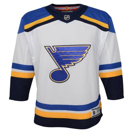 2000-01 St. Louis Blues #14 Game Used White Jersey DP12206