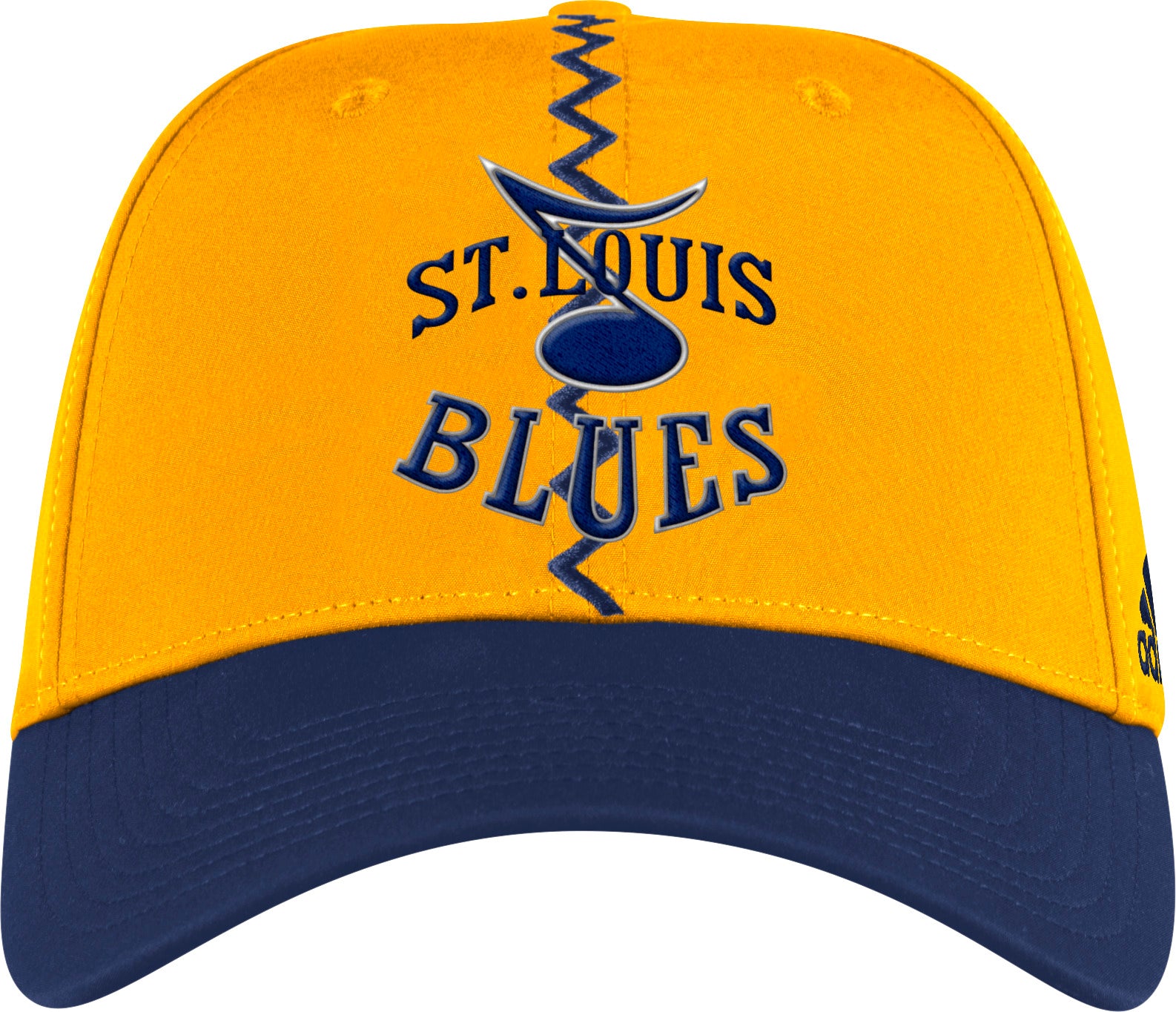 St. Louis Blues Adidas Performance Locker Room Coach Flex Hat – Gold