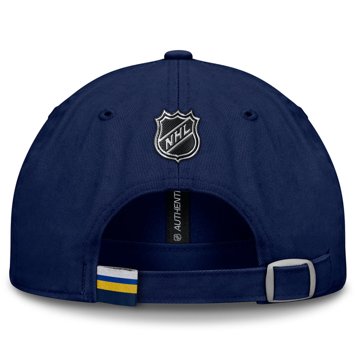 ST. LOUIS BLUES FANATICS MENS AUTHENTIC PRO RINK PRIME STRAPBACK