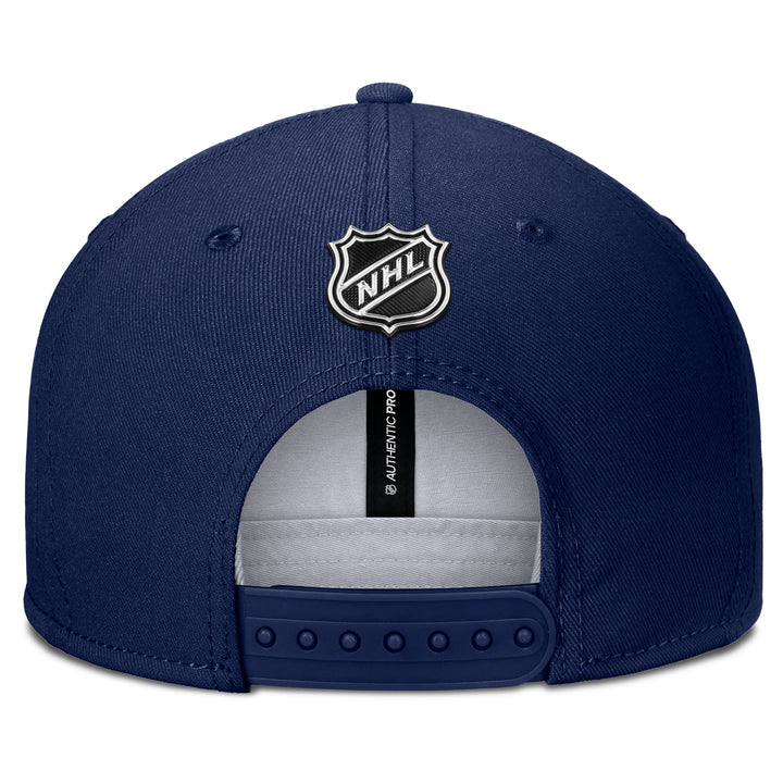 ST. LOUIS BLUES FANATICS MENS AUTHENTIC PRO RINK FLAT SNAPBACK