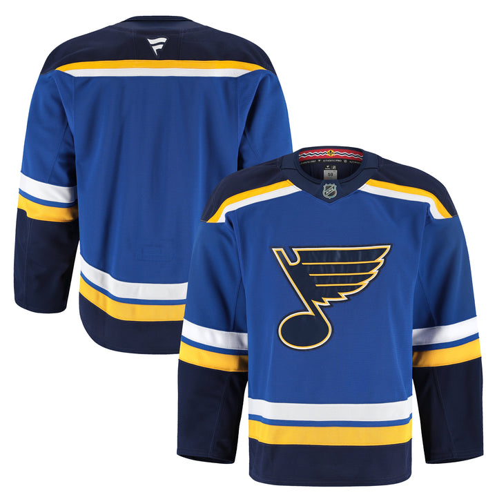 ST. LOUIS BLUES FANATICS ON ICE AUTHENTIC PRO HOME JERSEY