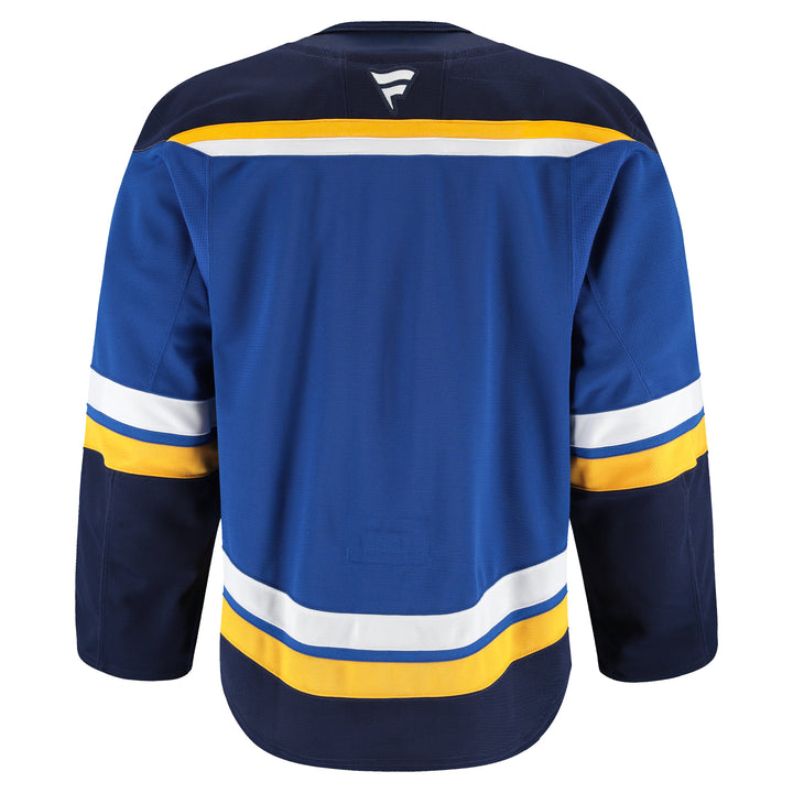 ST. LOUIS BLUES FANATICS ON ICE AUTHENTIC PRO HOME JERSEY