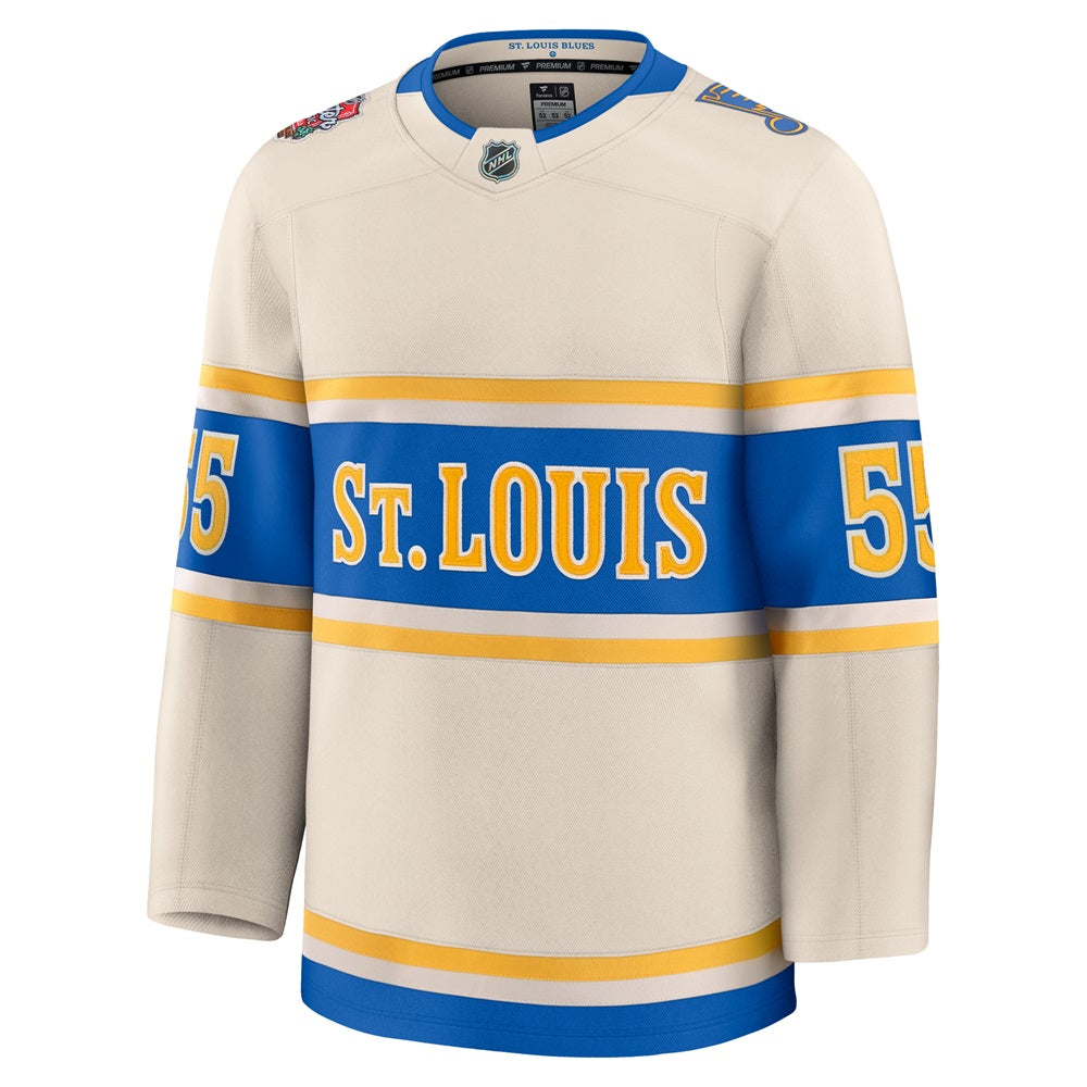 ST. LOUIS BLUES FANATICS PREMIUM PARAYKO WINTER CLASSIC JERSEY - BEIGE Jersey Fanatics