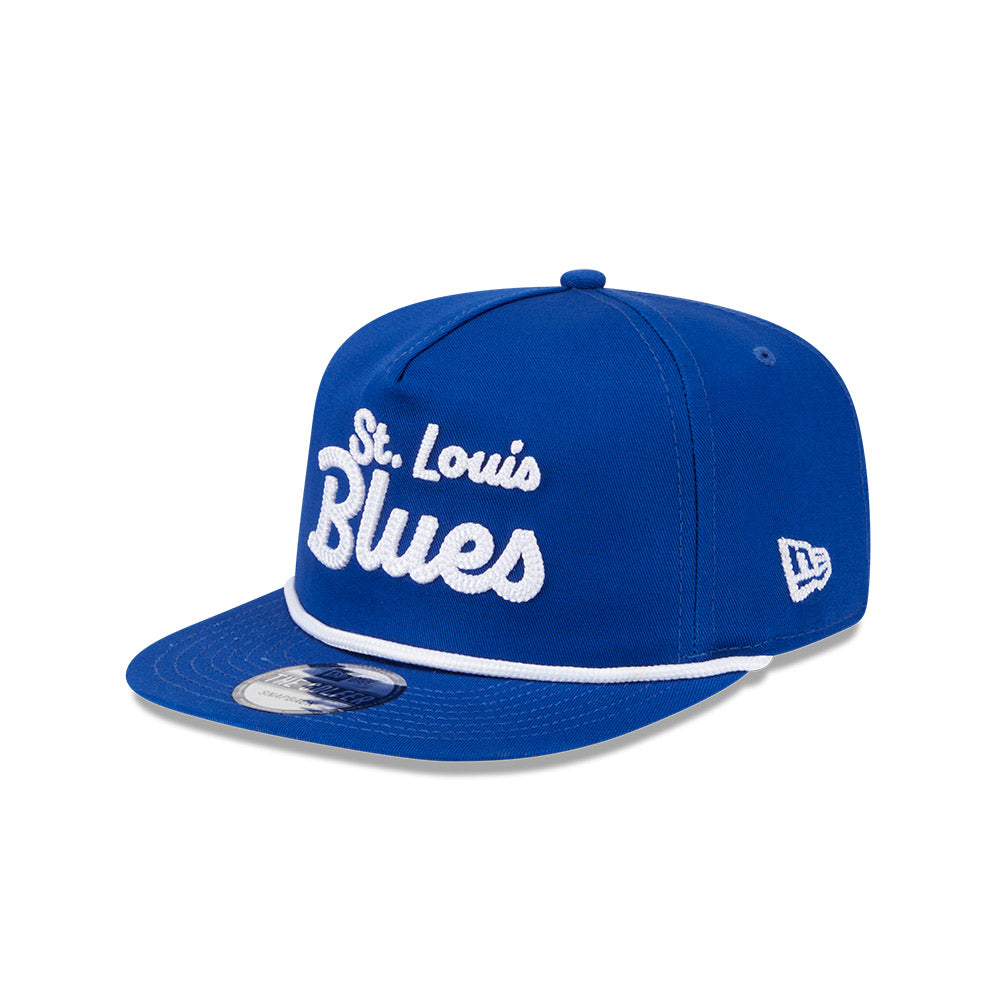 ST. LOUIS BLUES NEW ERA GOLFER STITCH ROPE SNAPBACK - ROYAL Hat New Era