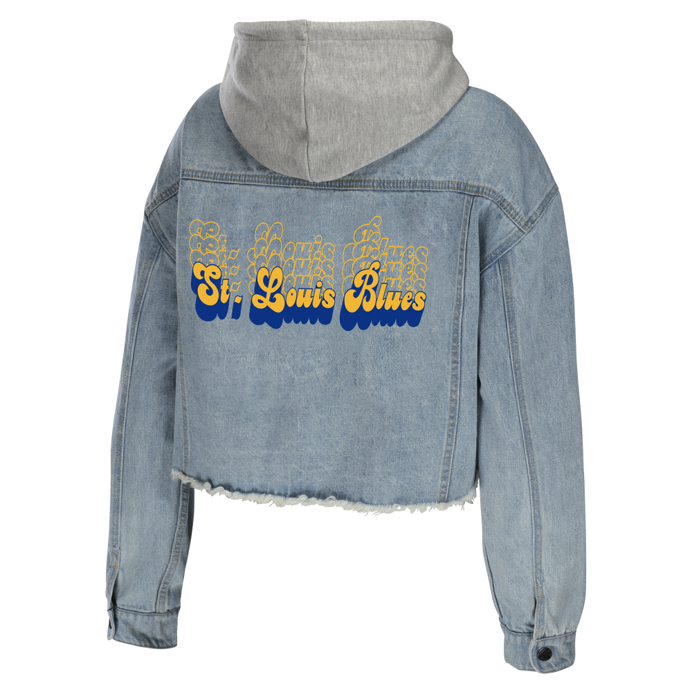 Buy the NWT Womens Blue St. Louis Blues Hockey Cropped Pullover