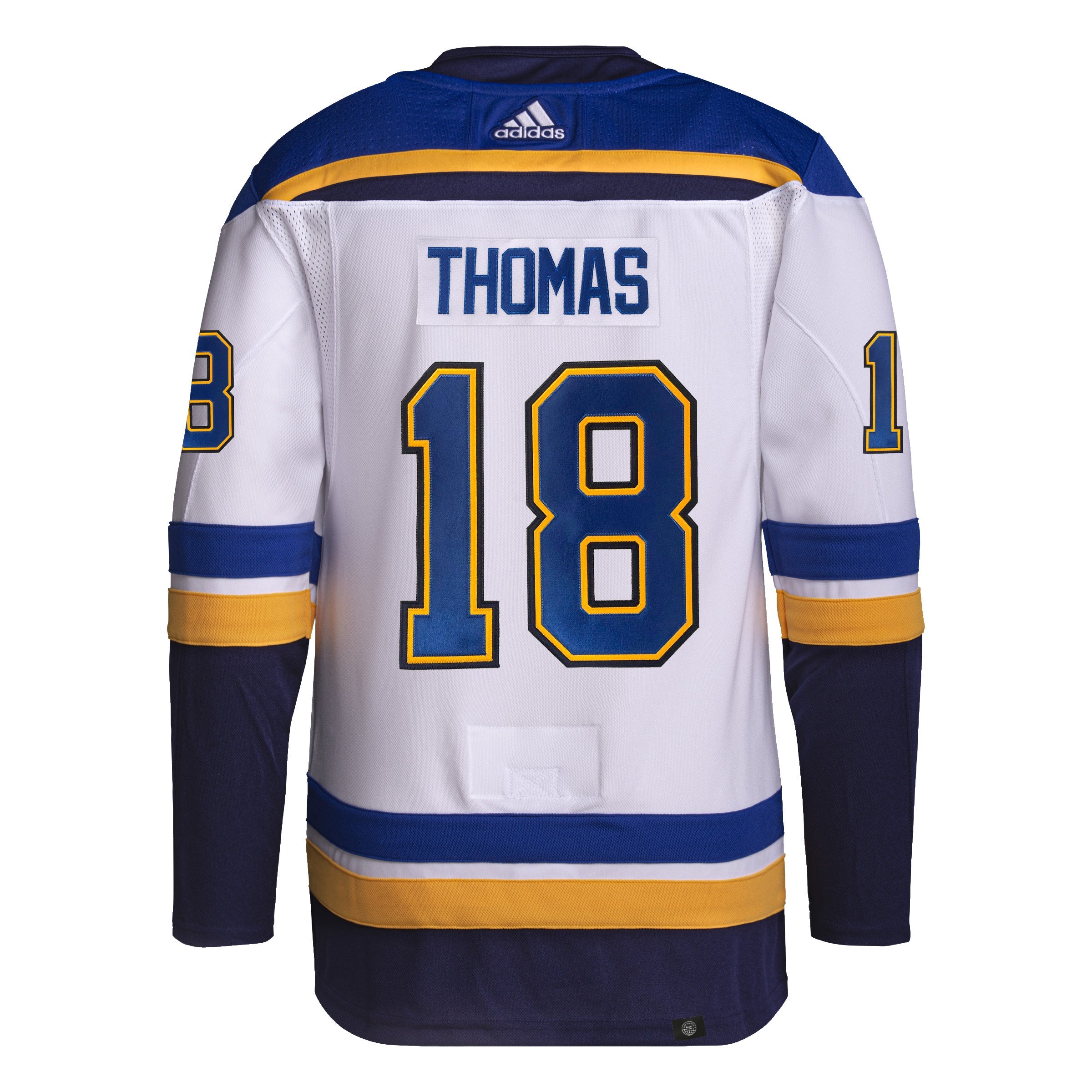 Adidas St. Louis Blues No18 Robert Thomas Green Salute to Service Stitched NHL Jersey