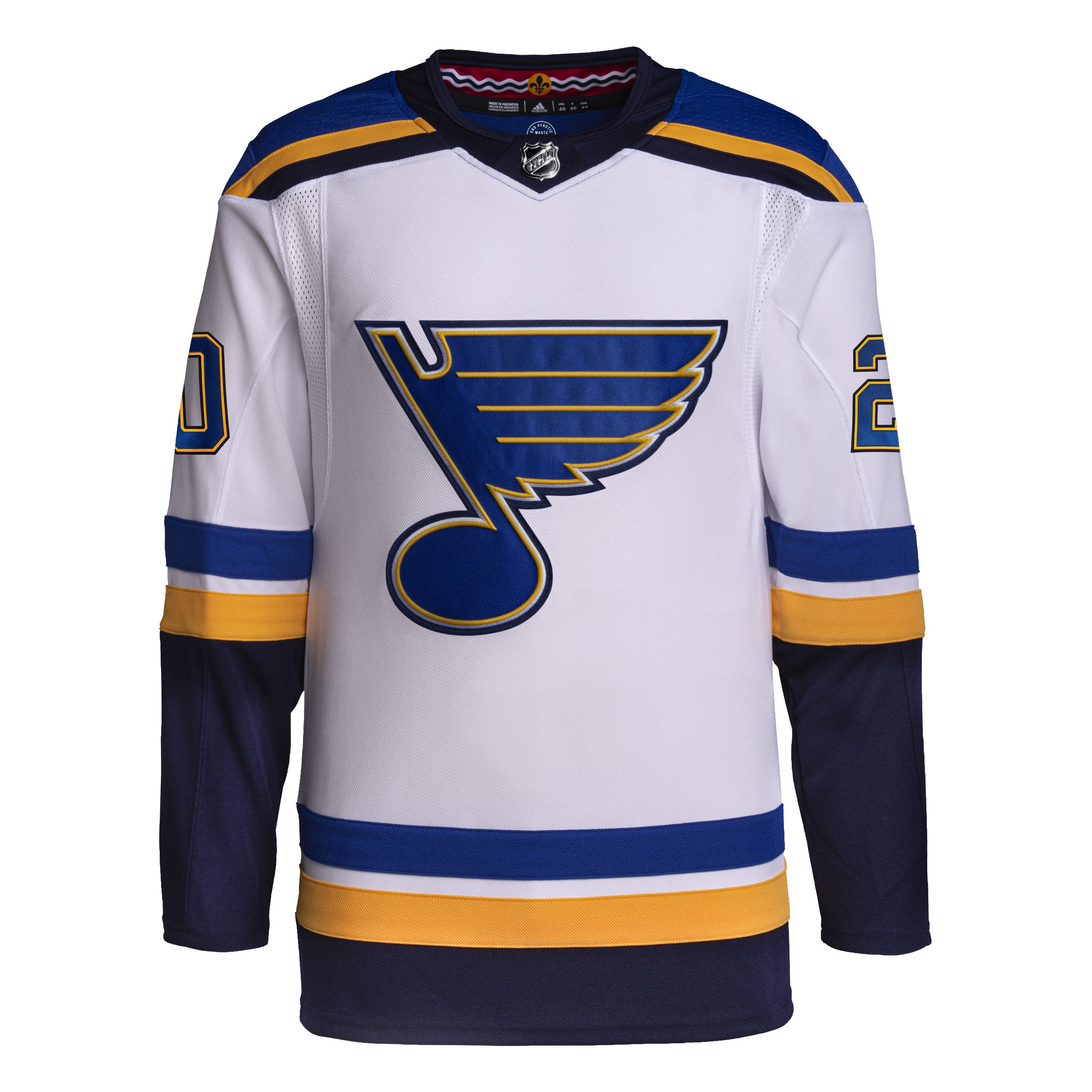 Blues orders cards jersey