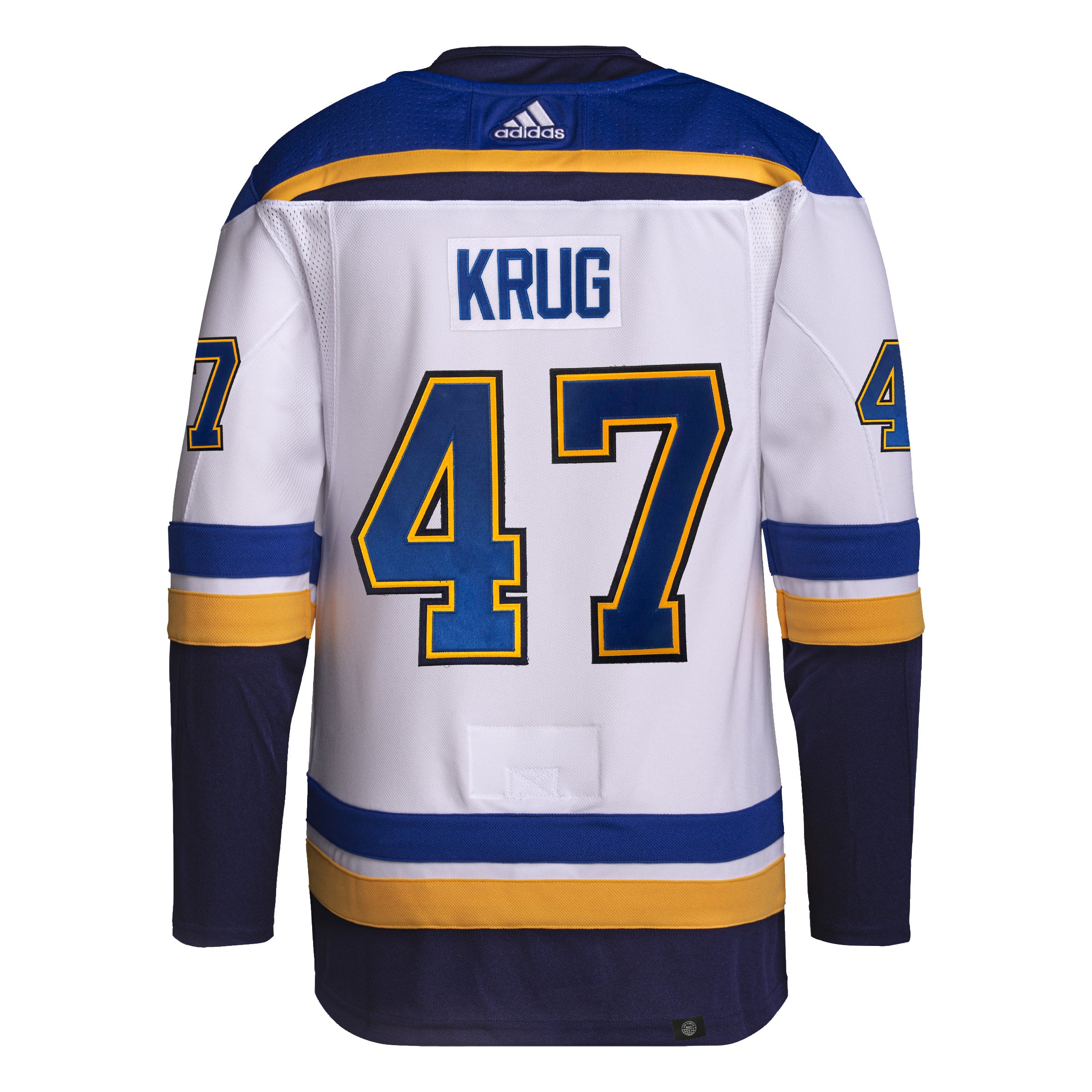 Blues white sale jersey