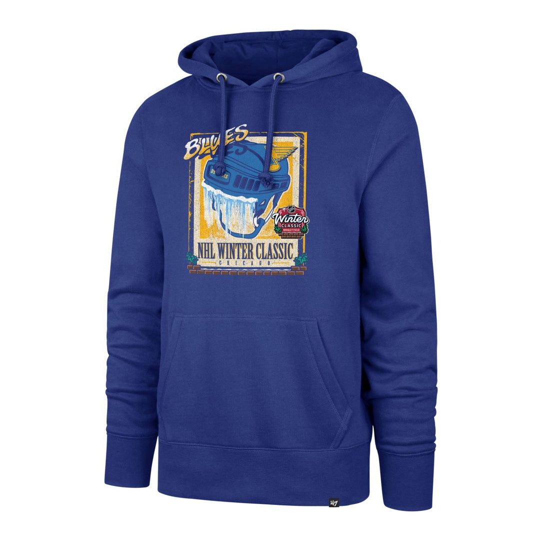 ST. LOUIS BLUES '47 WINTER CLASSIC HELMET HOODIE - ROYAL Hoodie '47 Brand