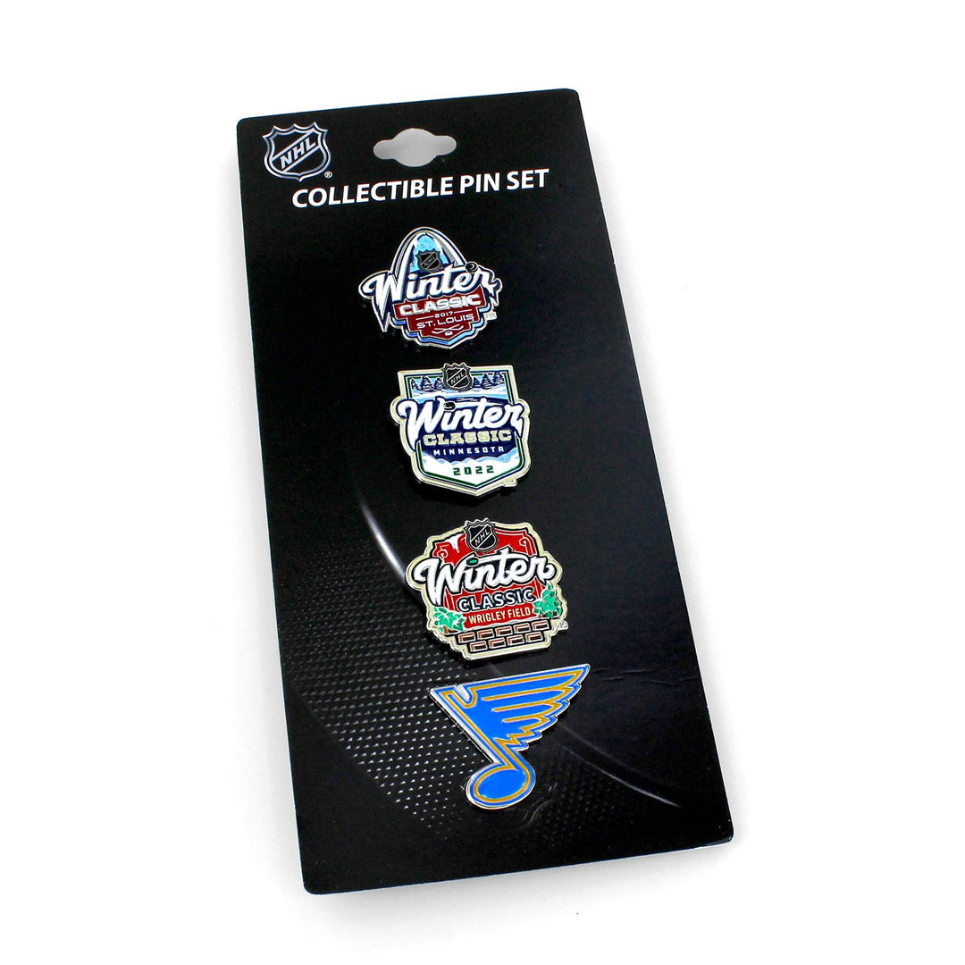 WINTER CLASSIC 2024 COLLECTOR 4 PIN SET LAPEL PIN Aminco   