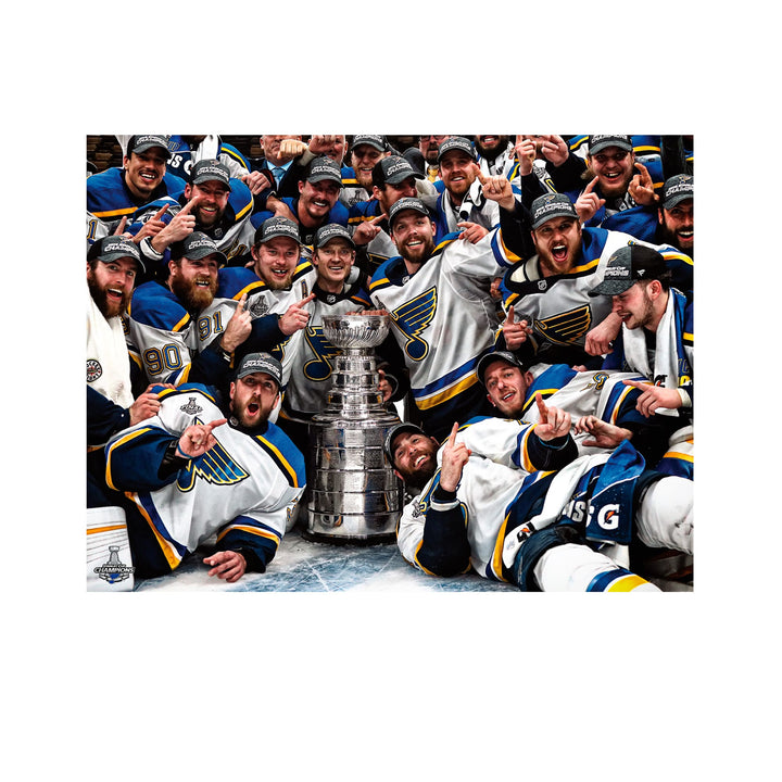 St. Louis Blues:  2019 Stanley Cup Champions Team Mural        - Officially Licensed NHL Removable Wall   Adhesive Decal