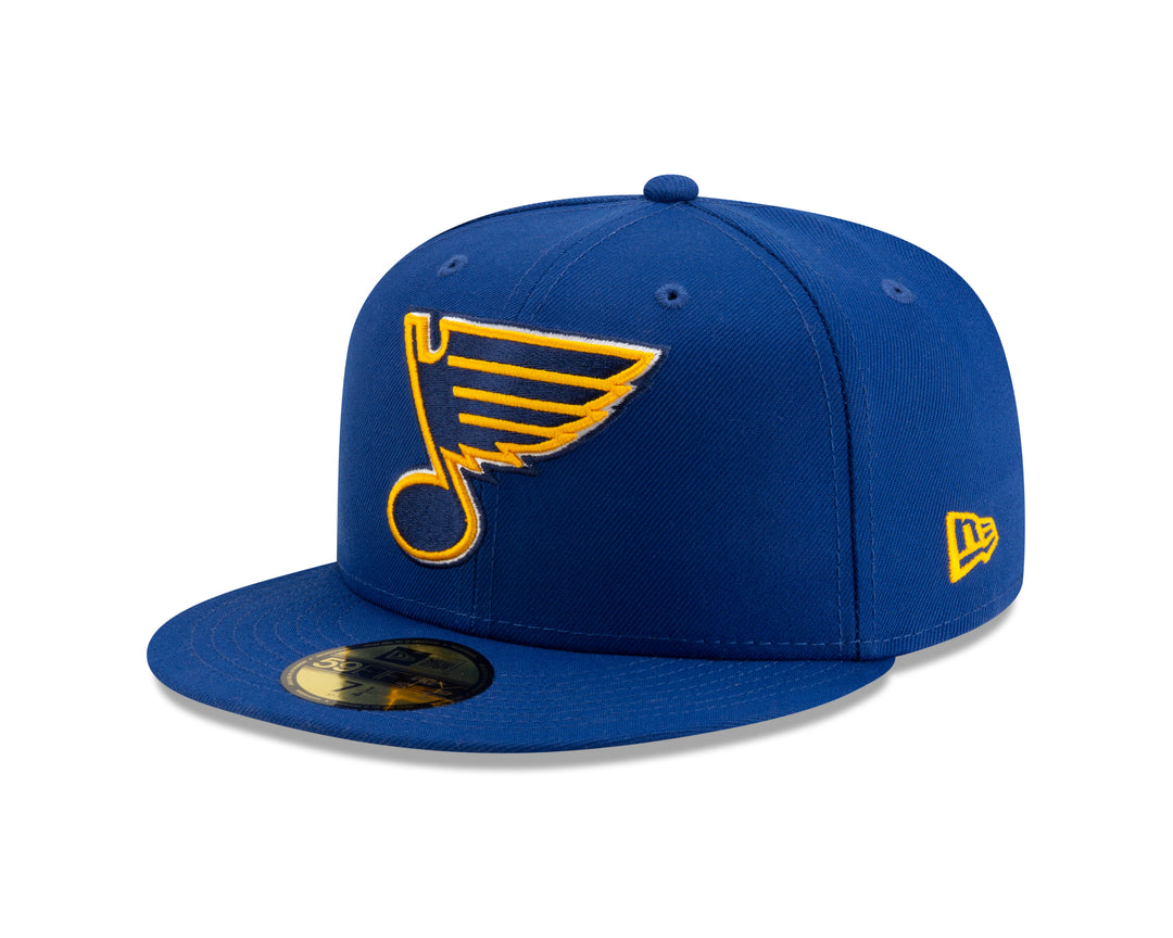 ST. LOUIS BLUES NEW ERA 5950 ARCH FITTED HAT - ROYAL Hat New Era