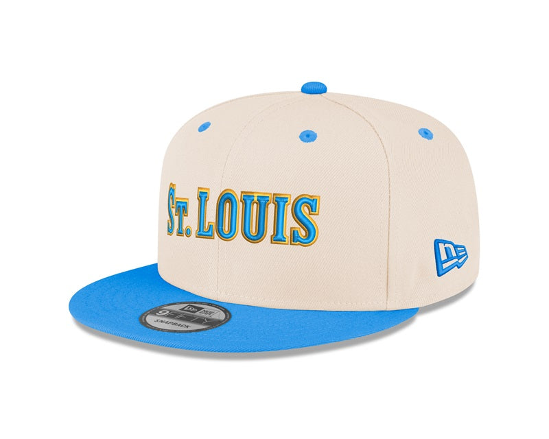 ST. LOUIS BLUES NEW ERA 9FIFTY WINTER CLASSIC SNAPBACK HAT - WHITE Hat New Era   