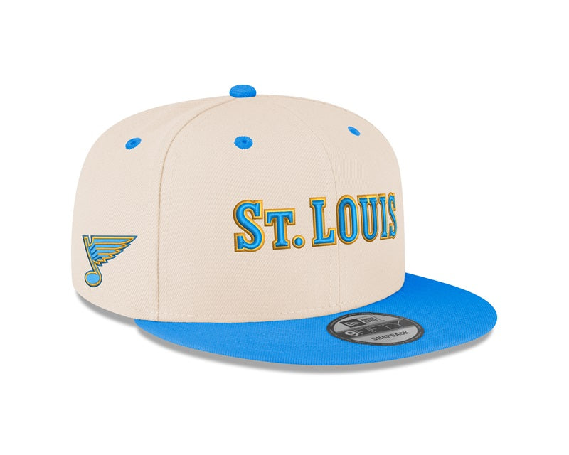 ST. LOUIS BLUES NEW ERA 9FIFTY WINTER CLASSIC SNAPBACK HAT - WHITE Hat New Era   