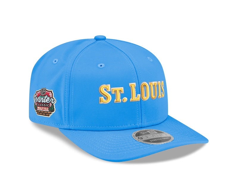 ST. LOUIS BLUES NEW ERA 9SEVENTY WINTER CLASSIC SNAPBACK HAT - AIR FORCE BLUE Hat New Era