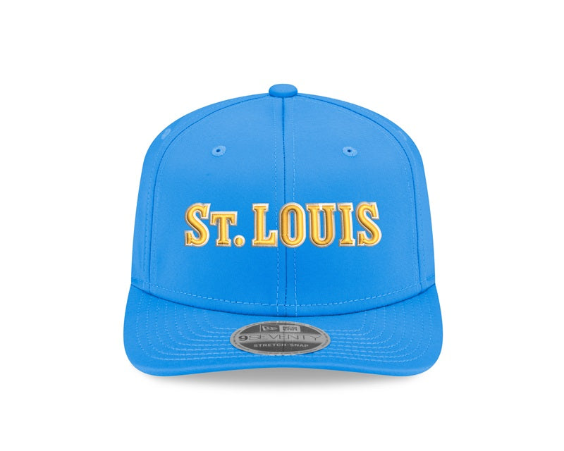 ST. LOUIS BLUES NEW ERA 9SEVENTY WINTER CLASSIC SNAPBACK HAT - AIR FORCE BLUE Hat New Era