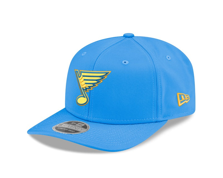 ST. LOUIS BLUES NEW ERA 9SEVENTY WINTER CLASSIC NOTE SNAPBACK HAT - AIR FORCE BLUE Hat New Era