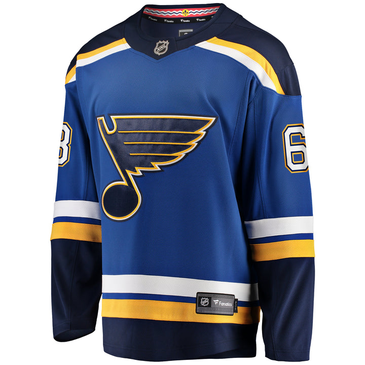 St. Louis Blues Men's Breakaway Jersey - Neighbours #63 Jersey Fanatics   