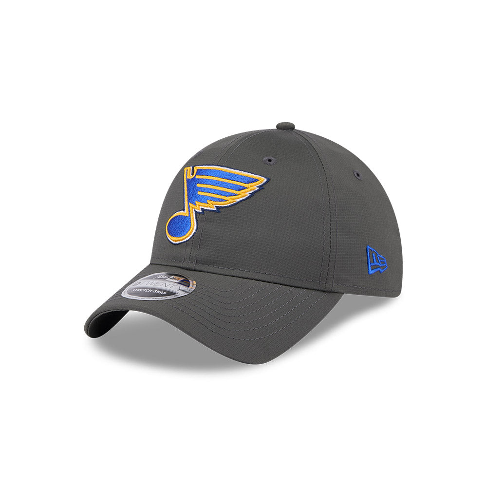 ST. LOUIS BLUES NEW ERA 9TWENTY NOTE RIPSTOP CLIPBACK- GRAY Hat New Era