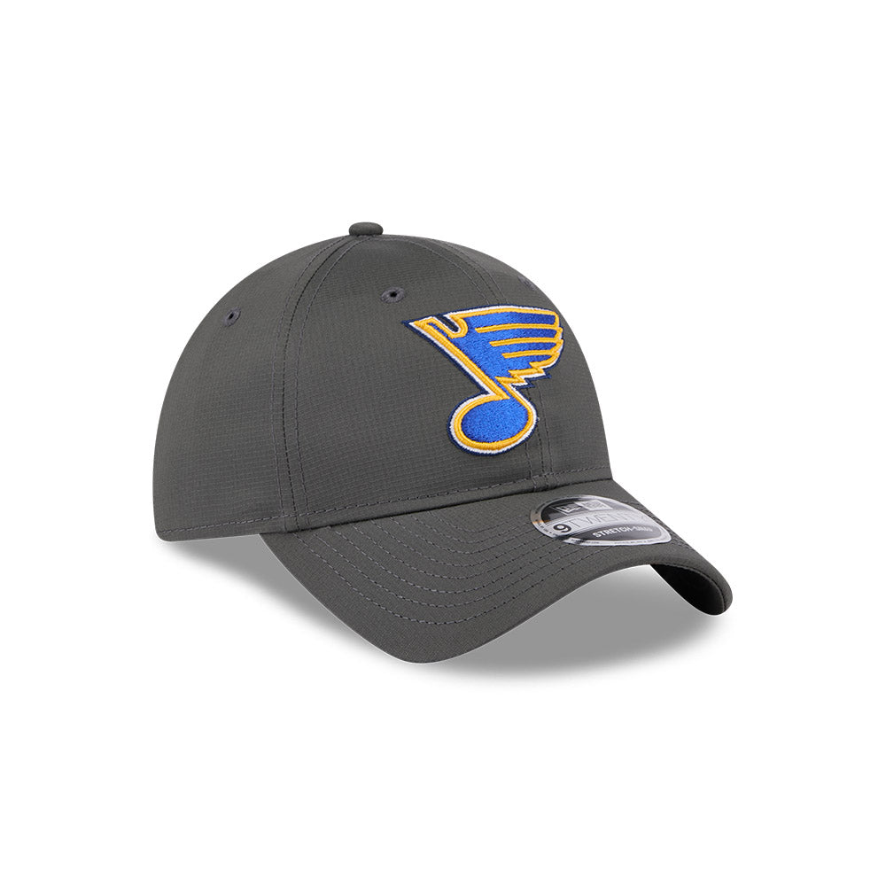 ST. LOUIS BLUES NEW ERA 9TWENTY NOTE RIPSTOP CLIPBACK- GRAY Hat New Era