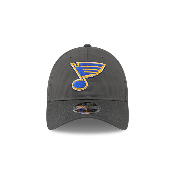 ST. LOUIS BLUES NEW ERA 9TWENTY NOTE RIPSTOP CLIPBACK- GRAY Hat New Era