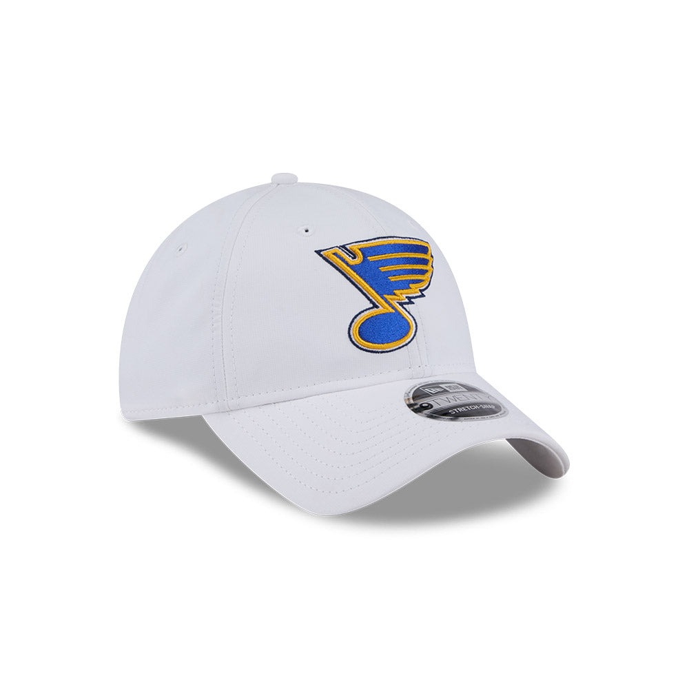 ST. LOUIS BLUES NEW ERA 9TWENTY NOTE RIPSTOP CLIPBACK- WHITE Hat New Era