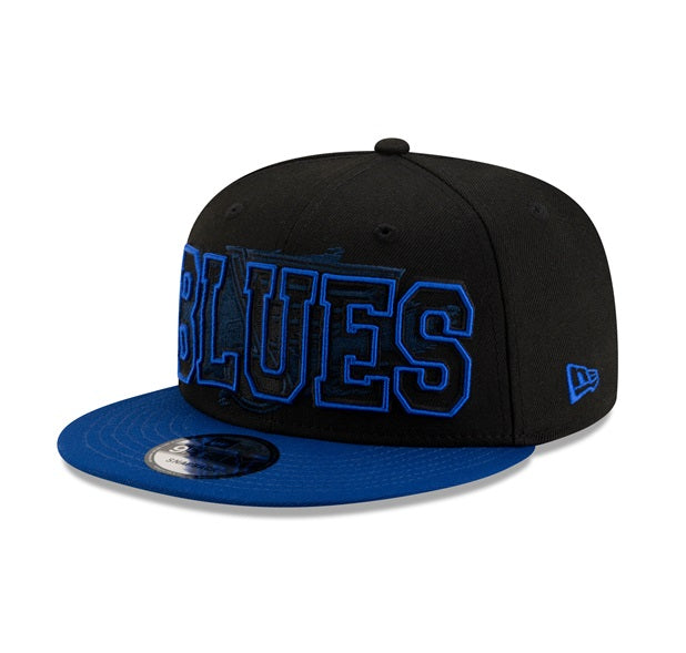 ST. LOUIS BLUES NEW ERA 9FIFTY BLUES FORCE SNAPBACK HAT - ROYAL Hat New Era