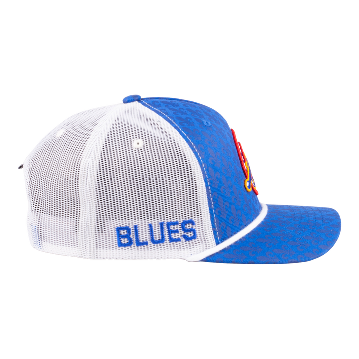 ST. LOUIS BLUES CAPX ASL TRUMPET SNAPBACK - ROYAL/WHITE Hat CapX