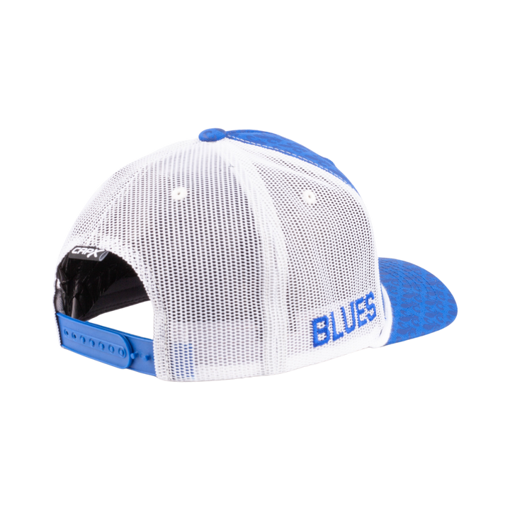 ST. LOUIS BLUES CAPX ASL TRUMPET SNAPBACK - ROYAL/WHITE Hat CapX