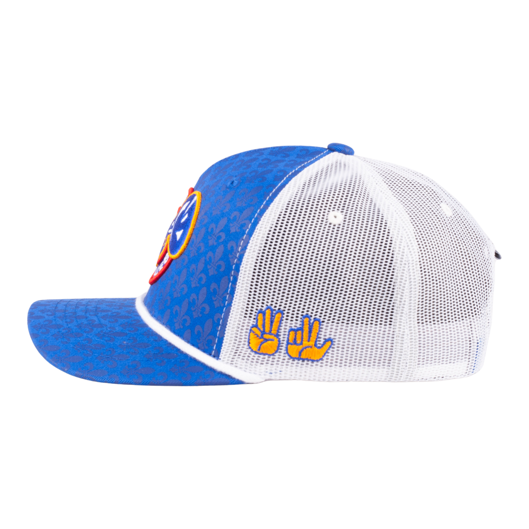 ST. LOUIS BLUES CAPX ASL TRUMPET SNAPBACK - ROYAL/WHITE Hat CapX