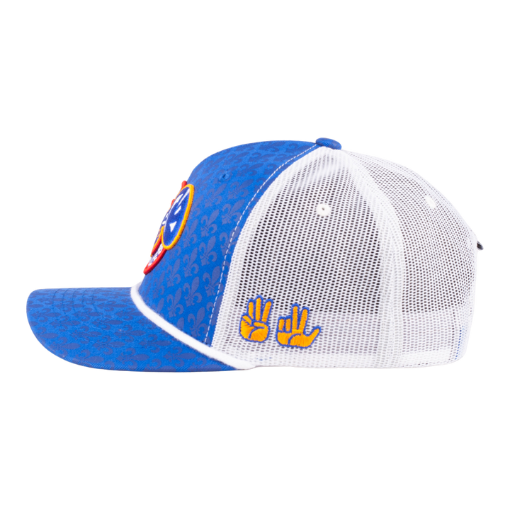 ST. LOUIS BLUES CAPX ASL TRUMPET SNAPBACK - ROYAL/WHITE Hat CapX