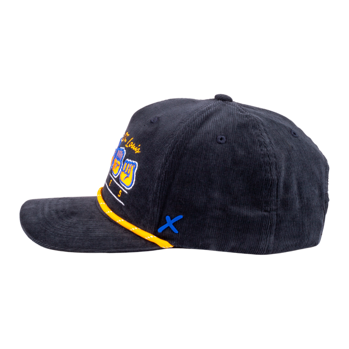 ST. LOUIS BLUES CAPX ASL CORD SNAPBACK - NAVY Hat CapX