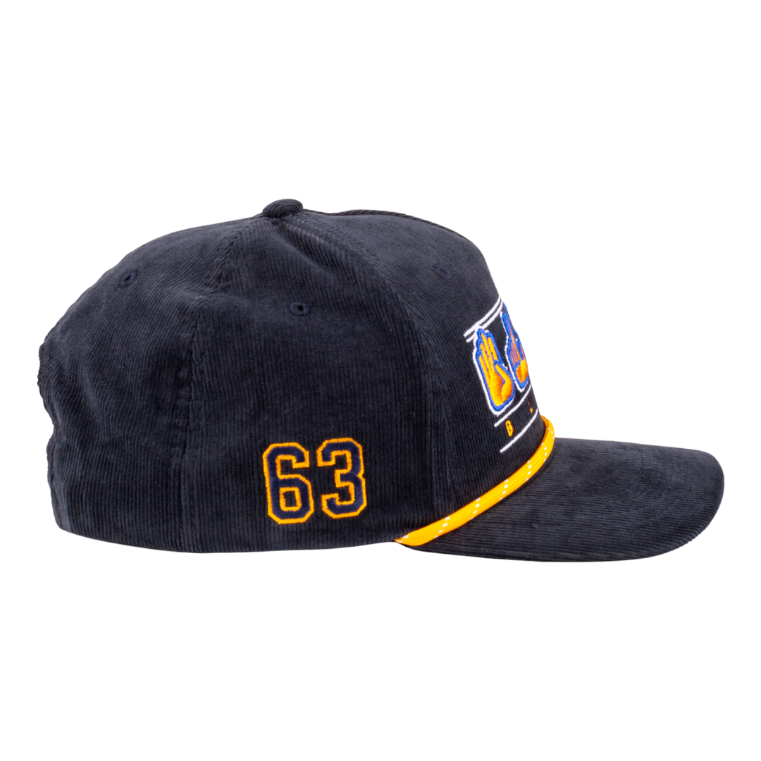 ST. LOUIS BLUES CAPX ASL CORD SNAPBACK - NAVY Hat CapX