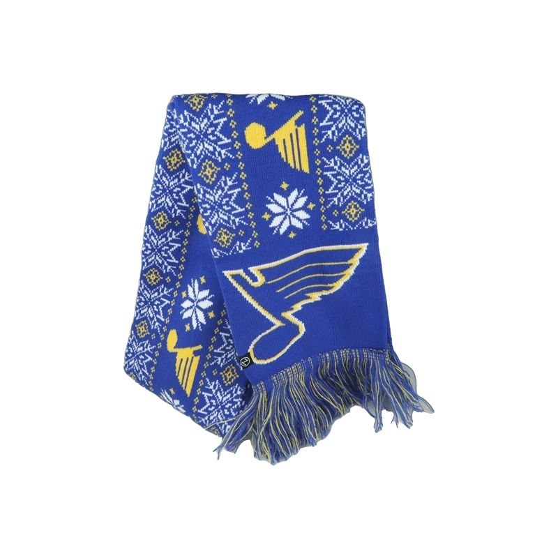 ST. LOUIS BLUES HOLIDAY SCARF - ROYAL Scarf St. Louis Blues