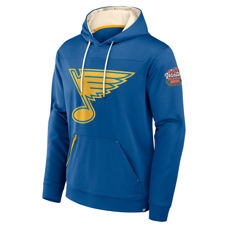 ST. LOUIS BLUES WINTER CLASSIC DEFENDER HOODIE - AIR FORCE BLUE Apparel & Accessories Fanatics   