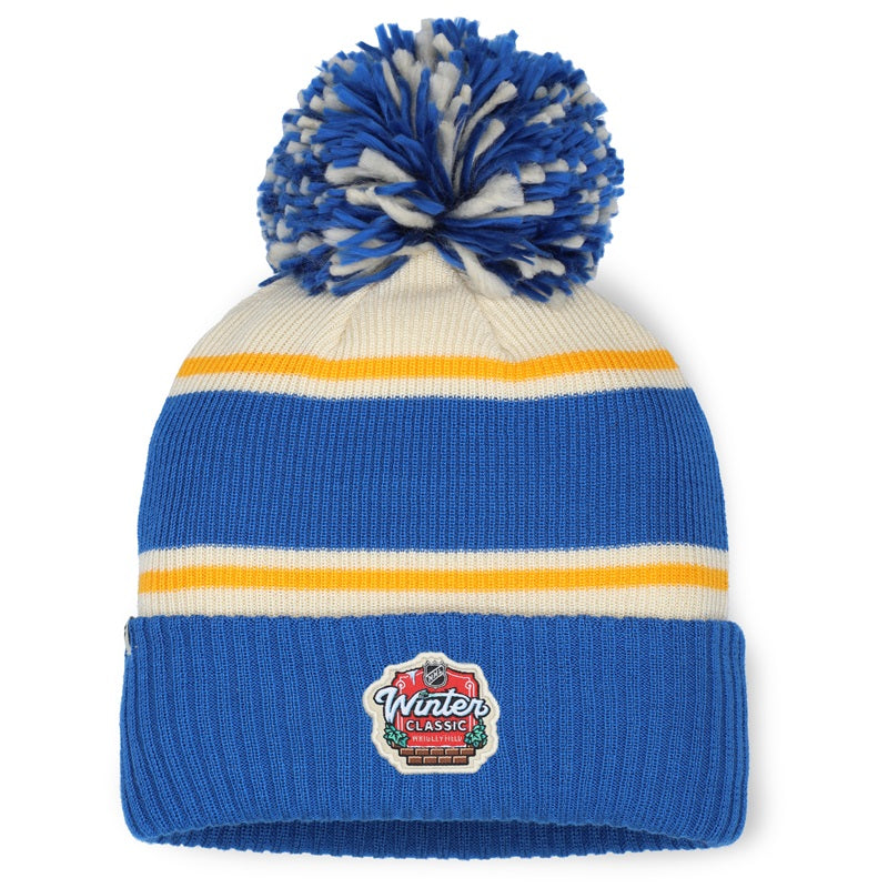 ST. LOUIS BLUES FANATICS WINTER CLASSIC PATCH POM KNIT - MULTI KNITS Fanatics   