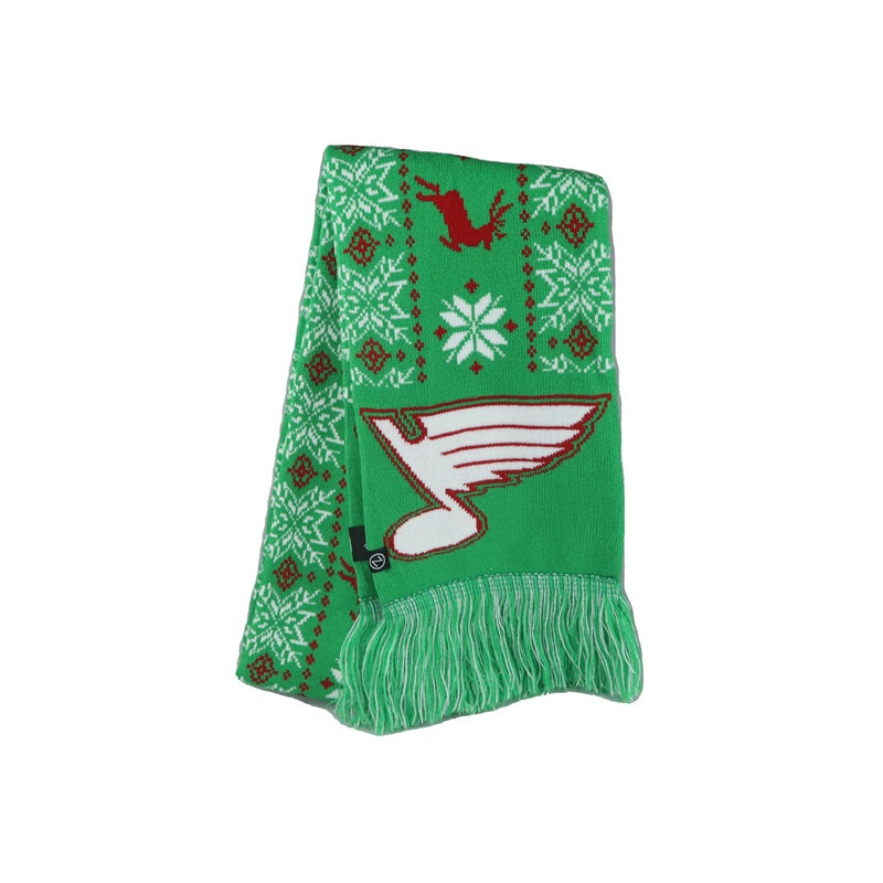 ST. LOUIS BLUES HOLIDAY SCARF - GREEN Scarf St. Louis Blues