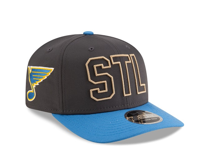 ST. LOUIS BLUES NEW ERA 9SEVENTY HERITAGE GRAPHITE SNAPBACK - GREY Hat New Era