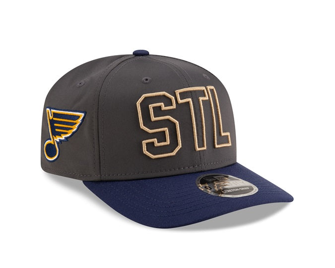 ST. LOUIS BLUES NEW ERA 9SEVENTY NOTE GRAPHITE SNAPBACK - GREY Hat New Era