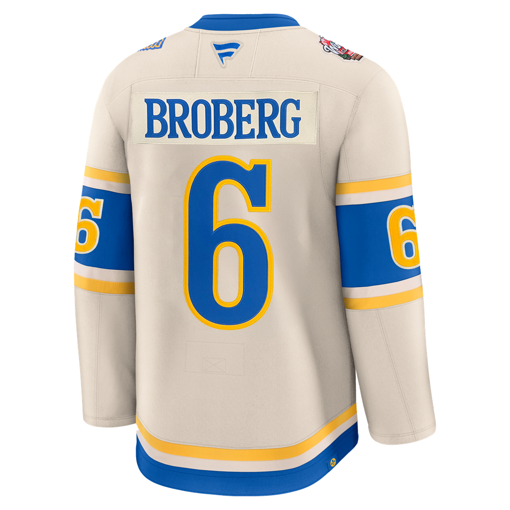 ST. LOUIS BLUES FANATICS PREMIUM BROBERG WINTER CLASSIC JERSEY - BEIGE Jersey Fanatics