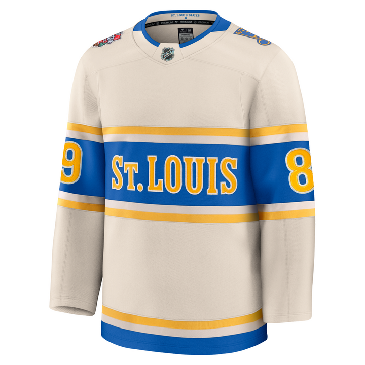 ST. LOUIS BLUES FANATICS PREMIUM BUCHNEVICH WINTER CLASSIC JERSEY - BEIGE Jersey Fanatics