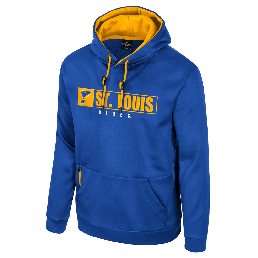 ST. LOUIS BLUES HERITAGE MAINFRAME HOODIE Outerwear Colosseum