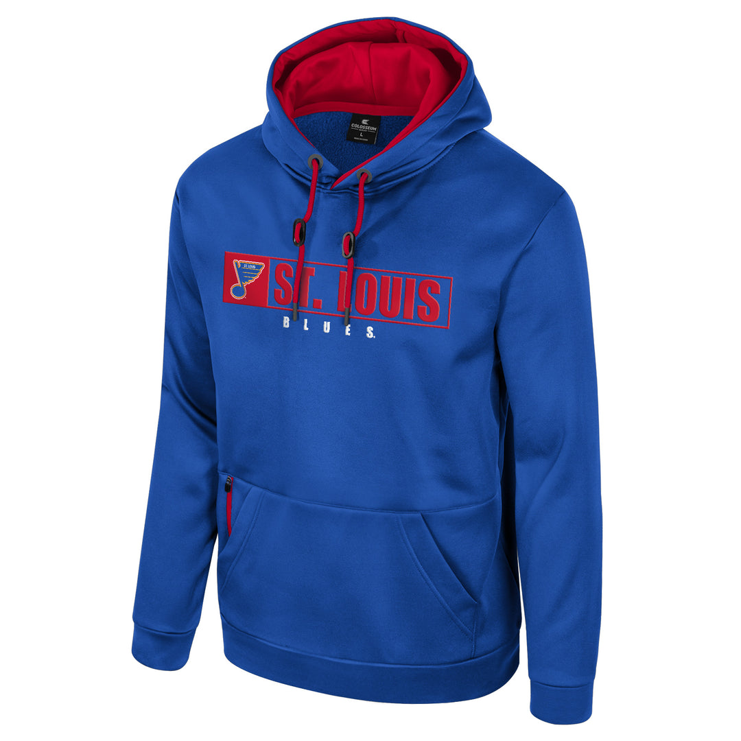 ST. LOUIS BLUES RETRO MAINFRAME HOODIE Outerwear Colosseum