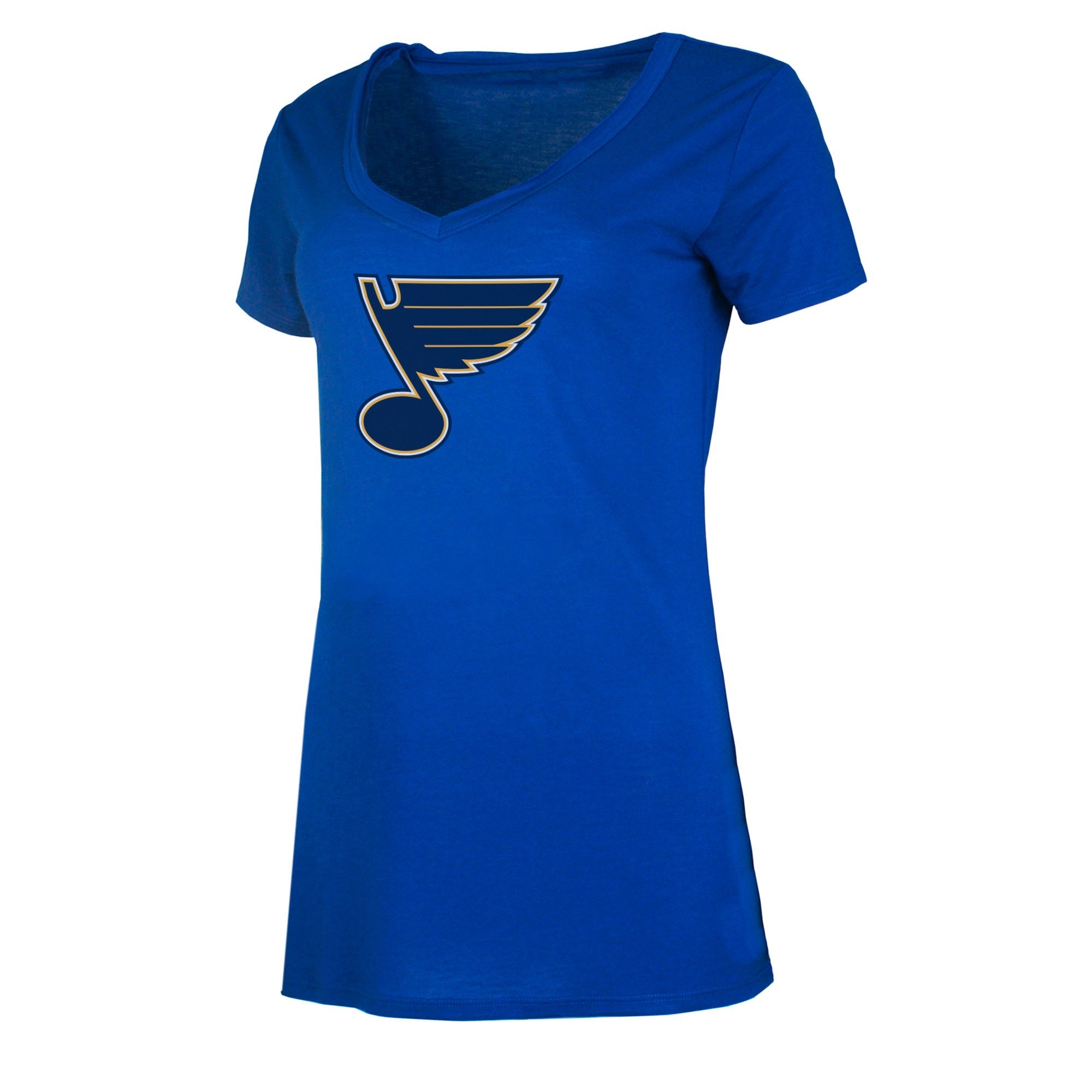 ST. LOUIS BLUES COLLEGE CONCEPTS WOMENS NOTE TEE STL Authentics