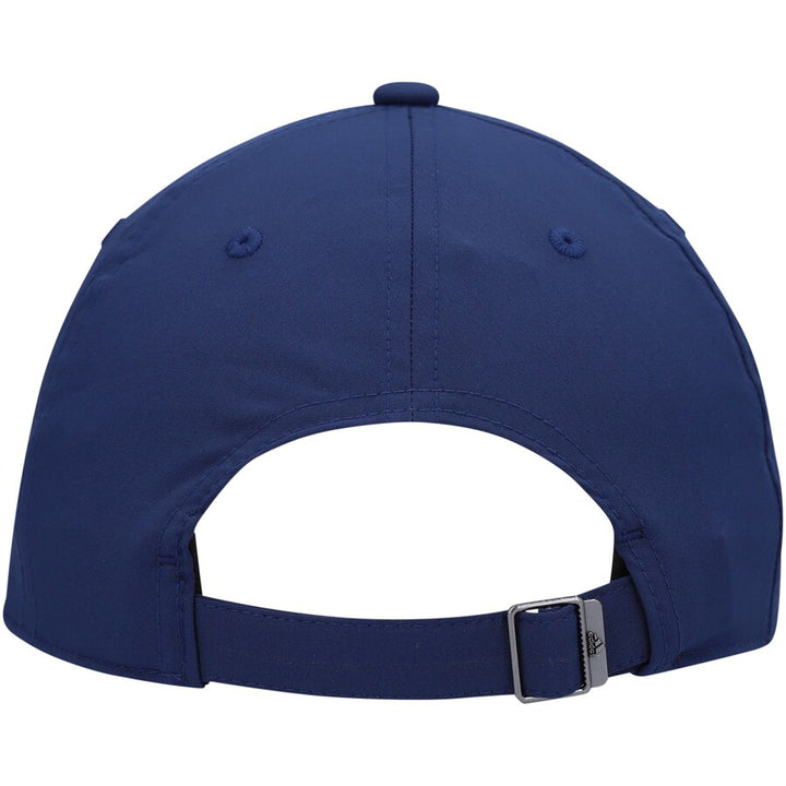 ST. LOUIS BLUES ADIDAS CIRCLE LOGO SLOUCH STRAPBACK HAT - NAVY