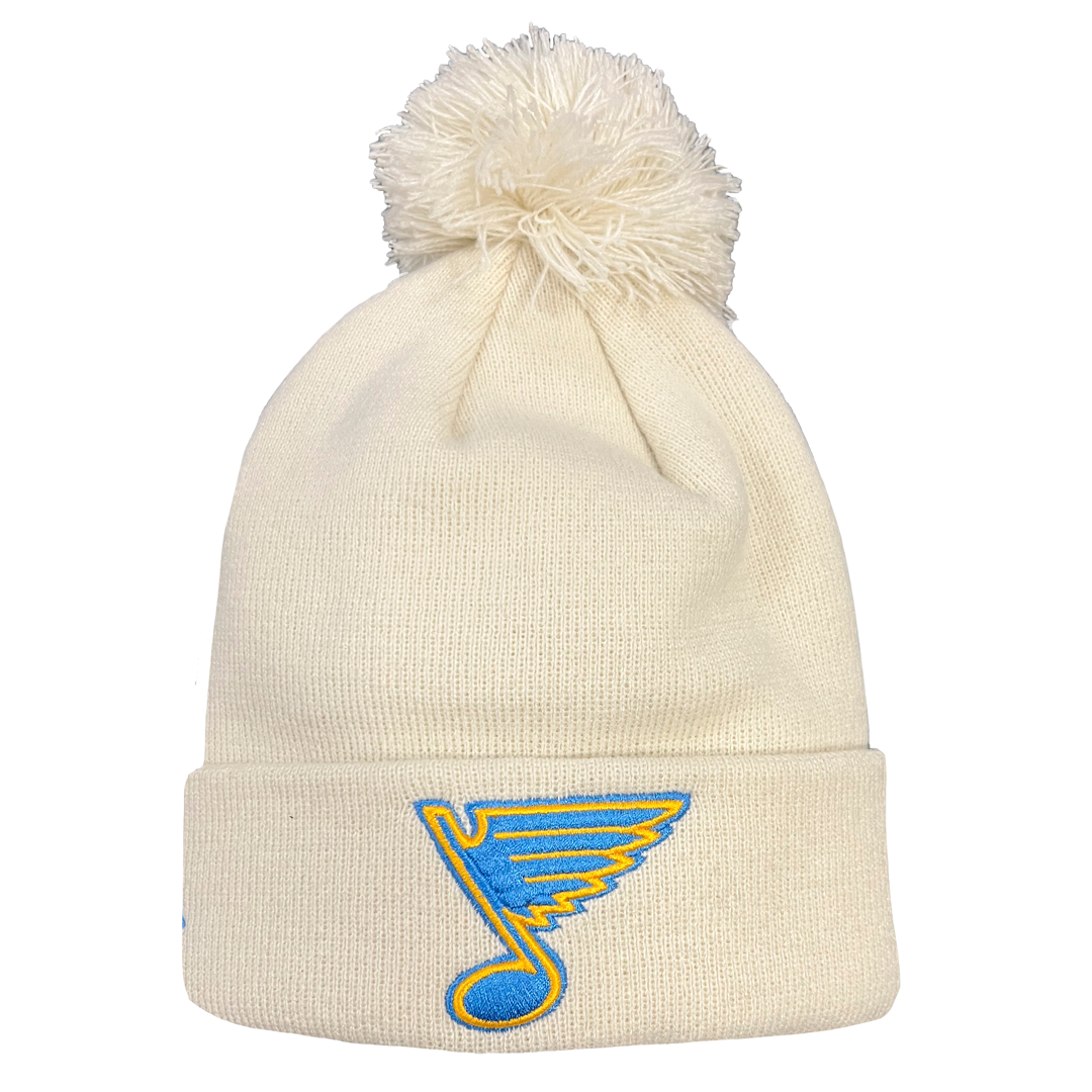 ST. LOUIS BLUES NEW ERA WINTER CLASSIC POM KNIT - WHITE Knit New Era   