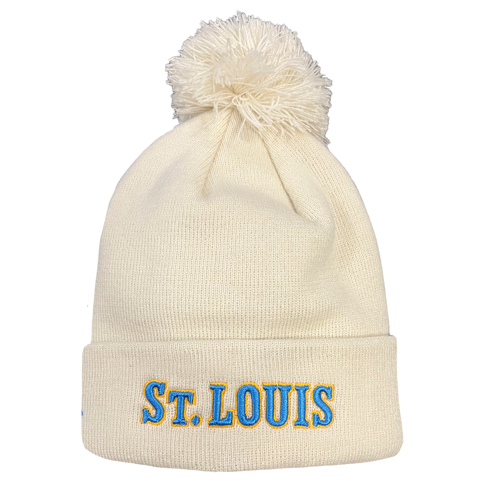 ST. LOUIS BLUES NEW ERA WINTER CLASSIC POM KNIT - WHITE Knit New Era   