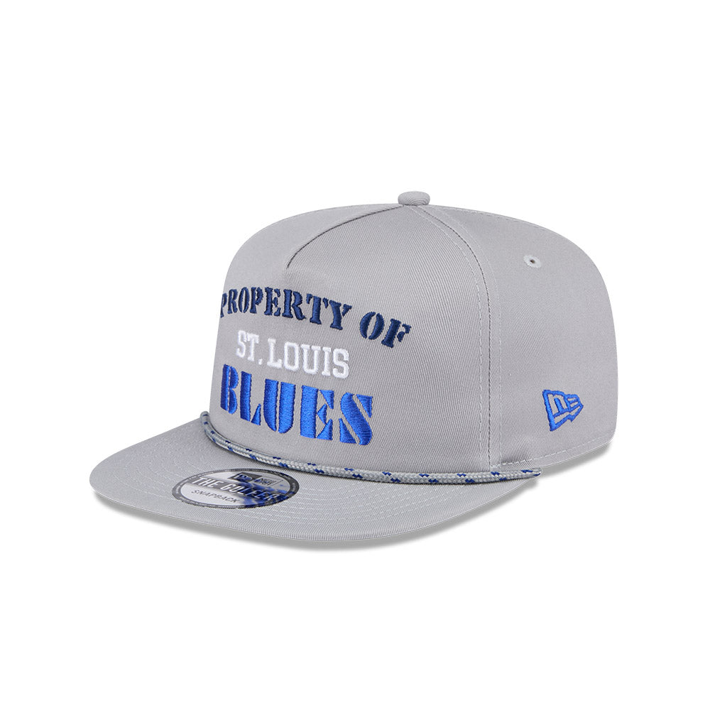 ST. LOUIS BLUES NEW ERA GOLFER PROPERTY OF SNAPBACK - GRAY Hat New Era